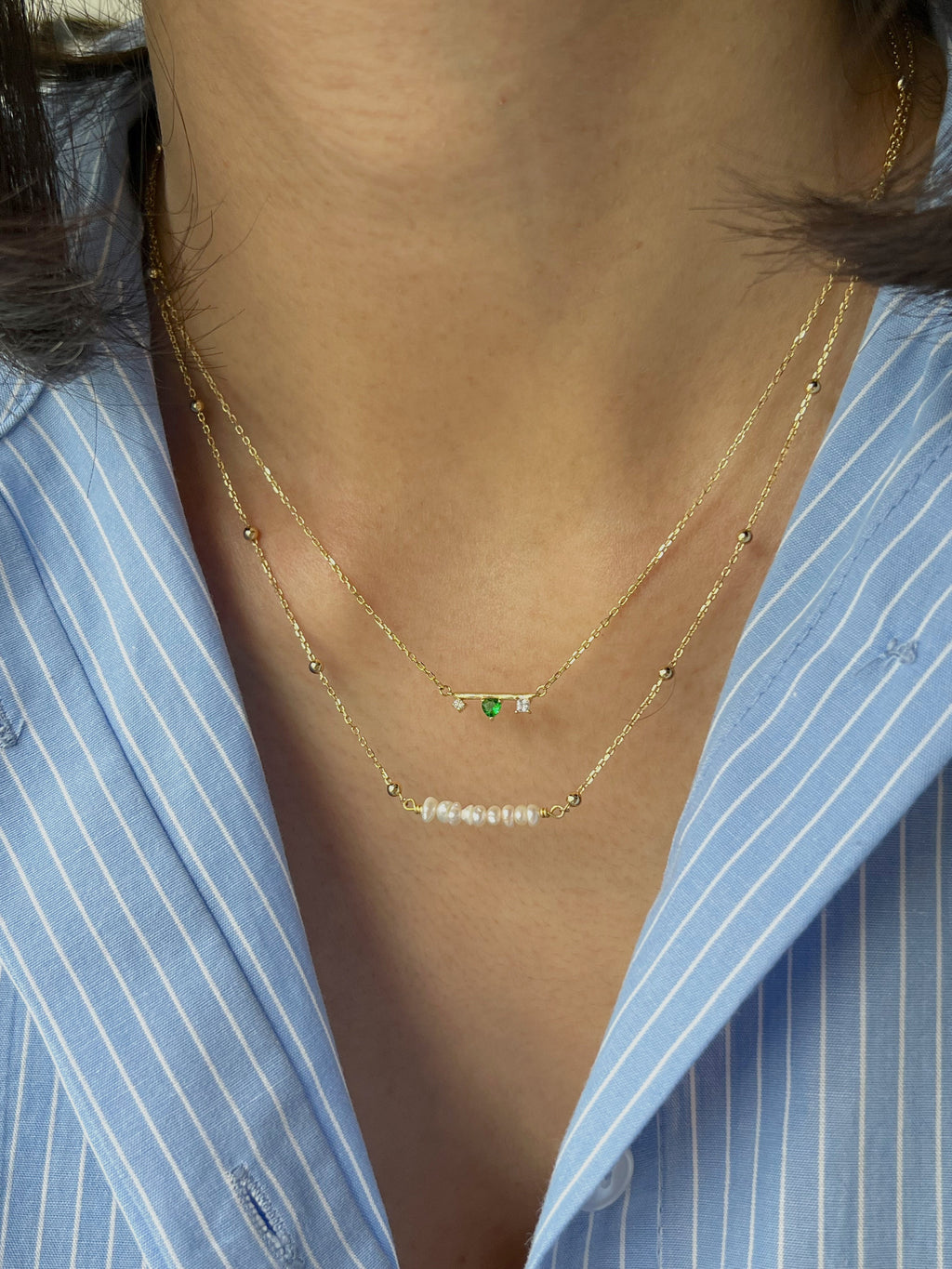 Pearl Bar Necklace