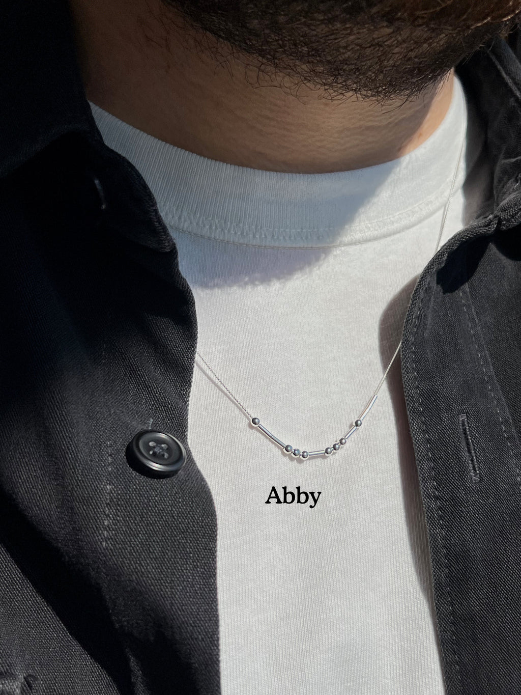 Morse Code Necklace (SP)