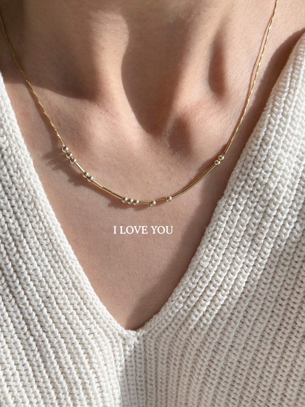 Morse Code Necklace (SP)