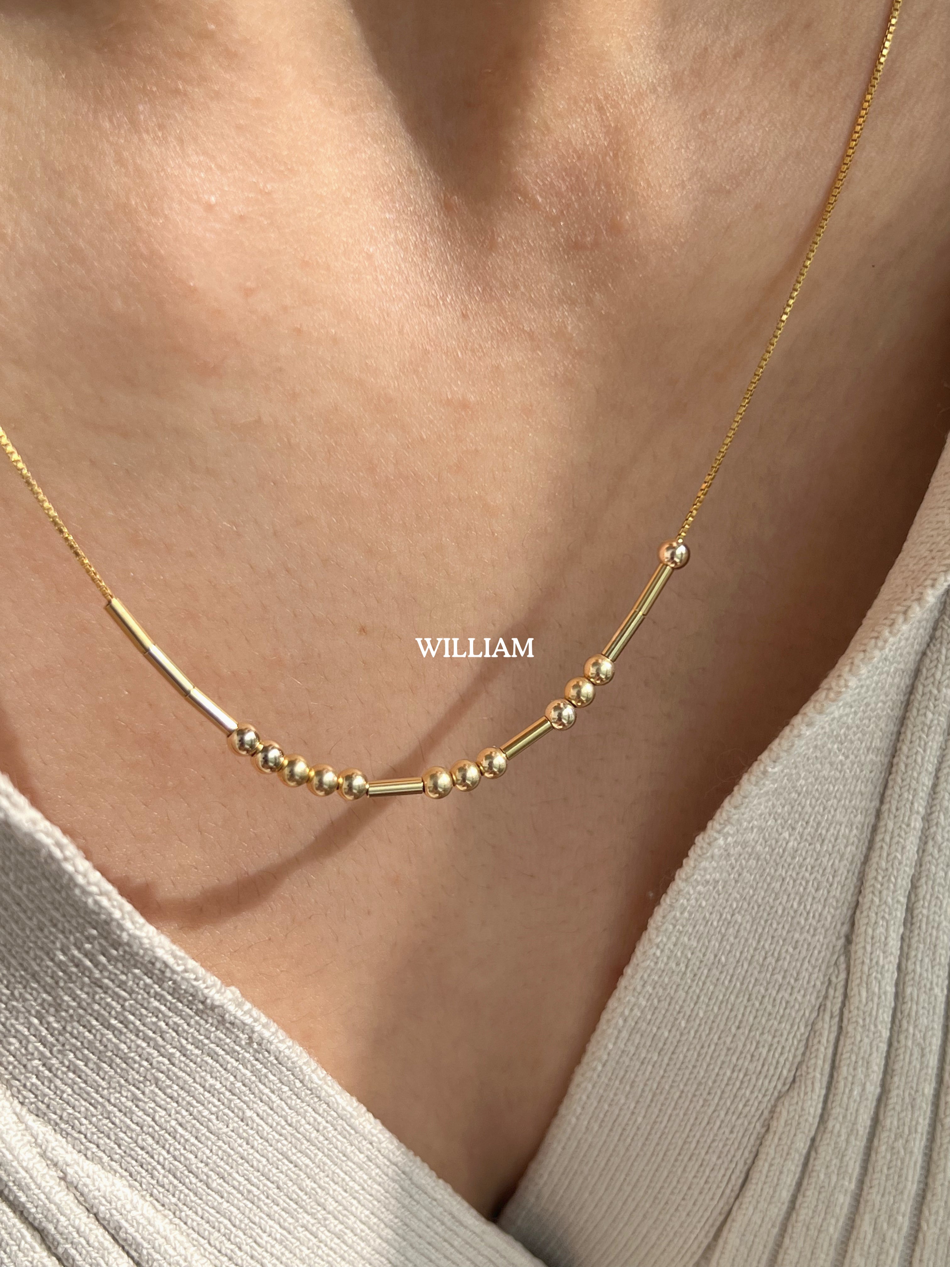Morse Code Necklace (SP)
