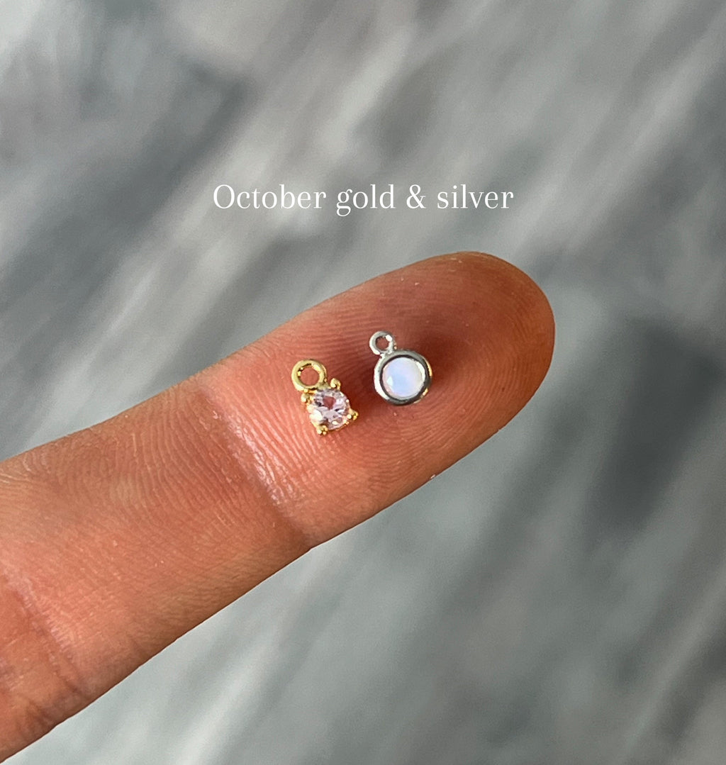 Birthstone Charm (For Necklace & Bracelet)