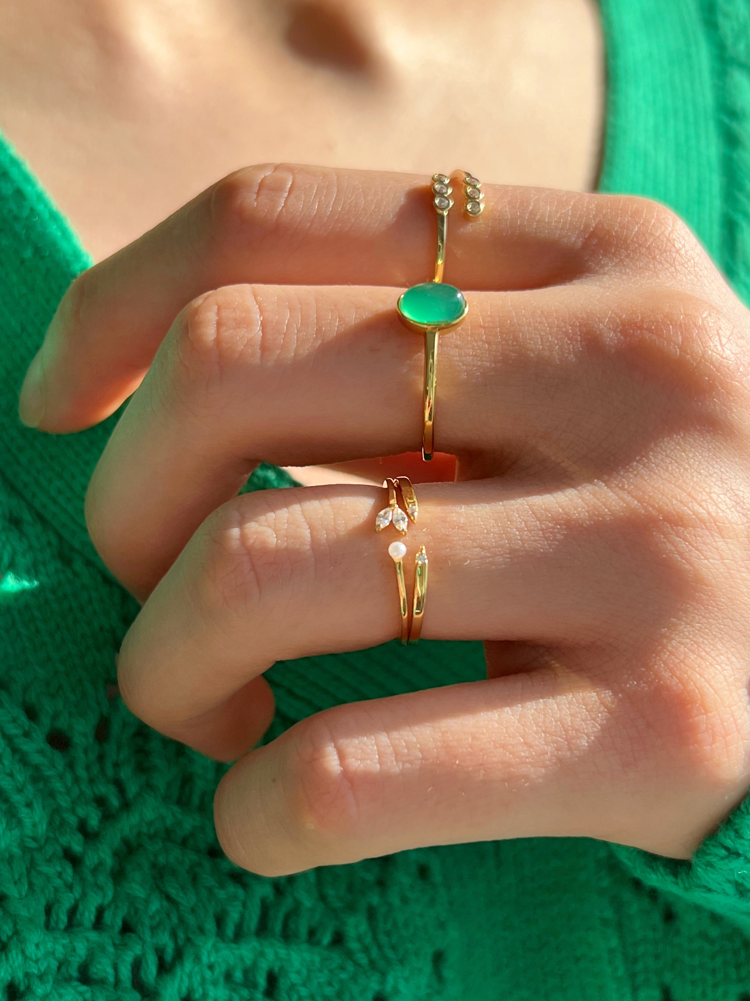 Oval Jade Ring