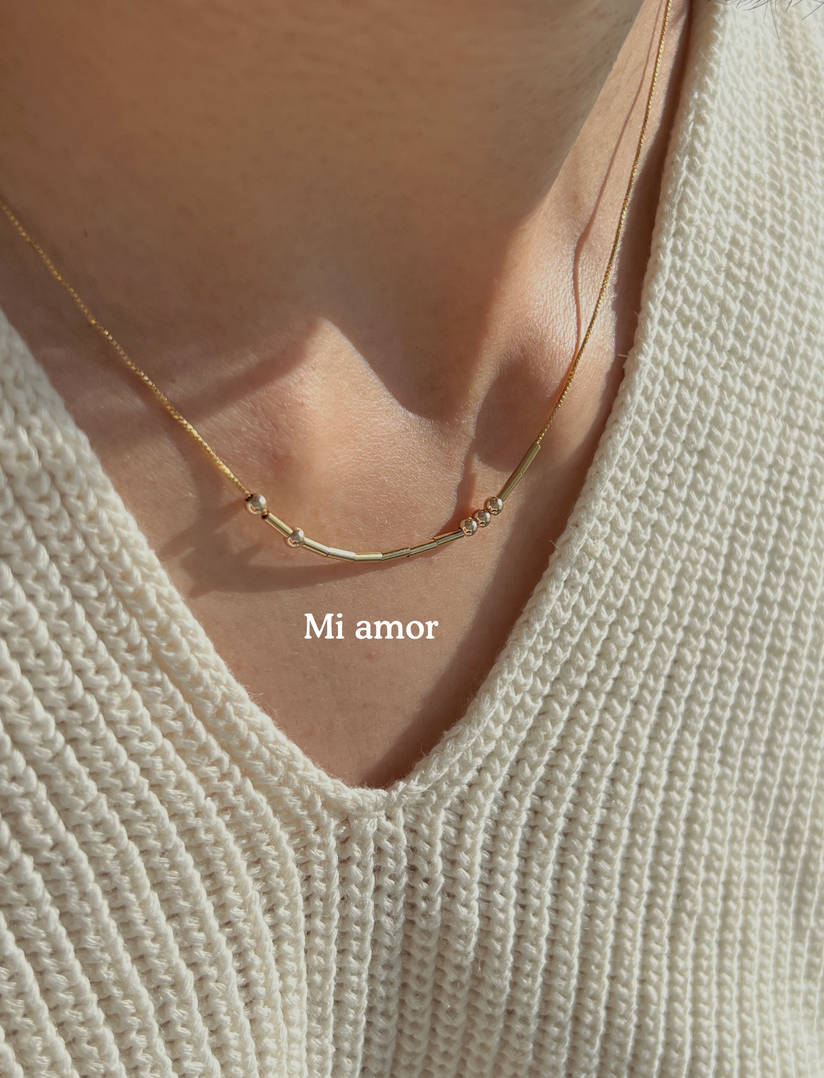 Morse Code Necklace (SP)