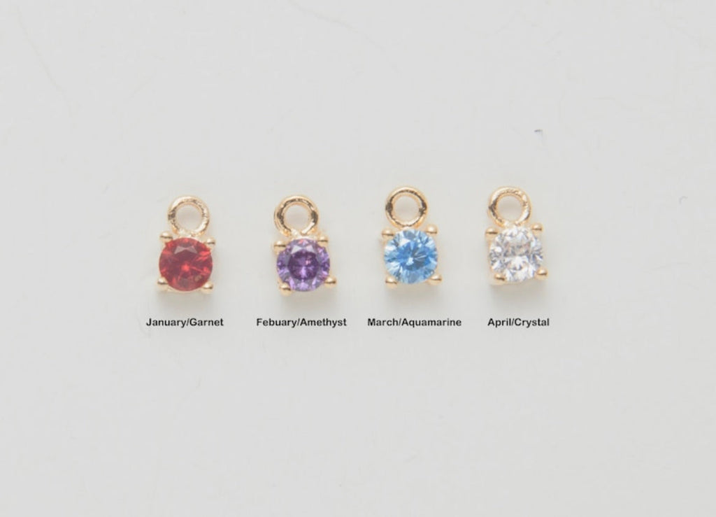 Birthstone Charm (For Necklace & Bracelet)