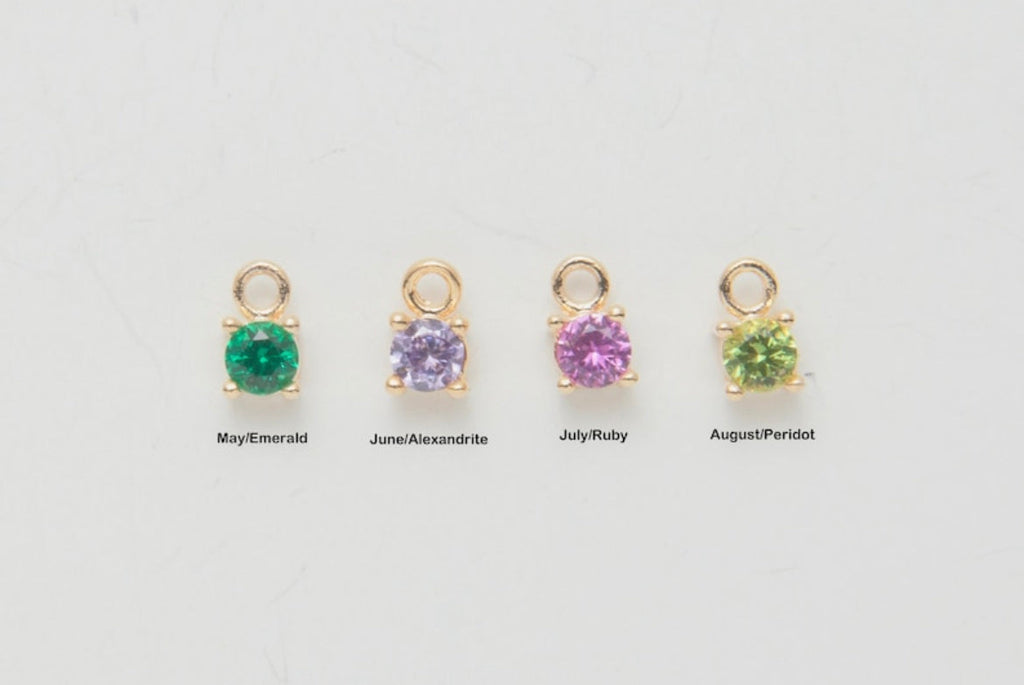 Birthstone Charm (For Necklace & Bracelet)